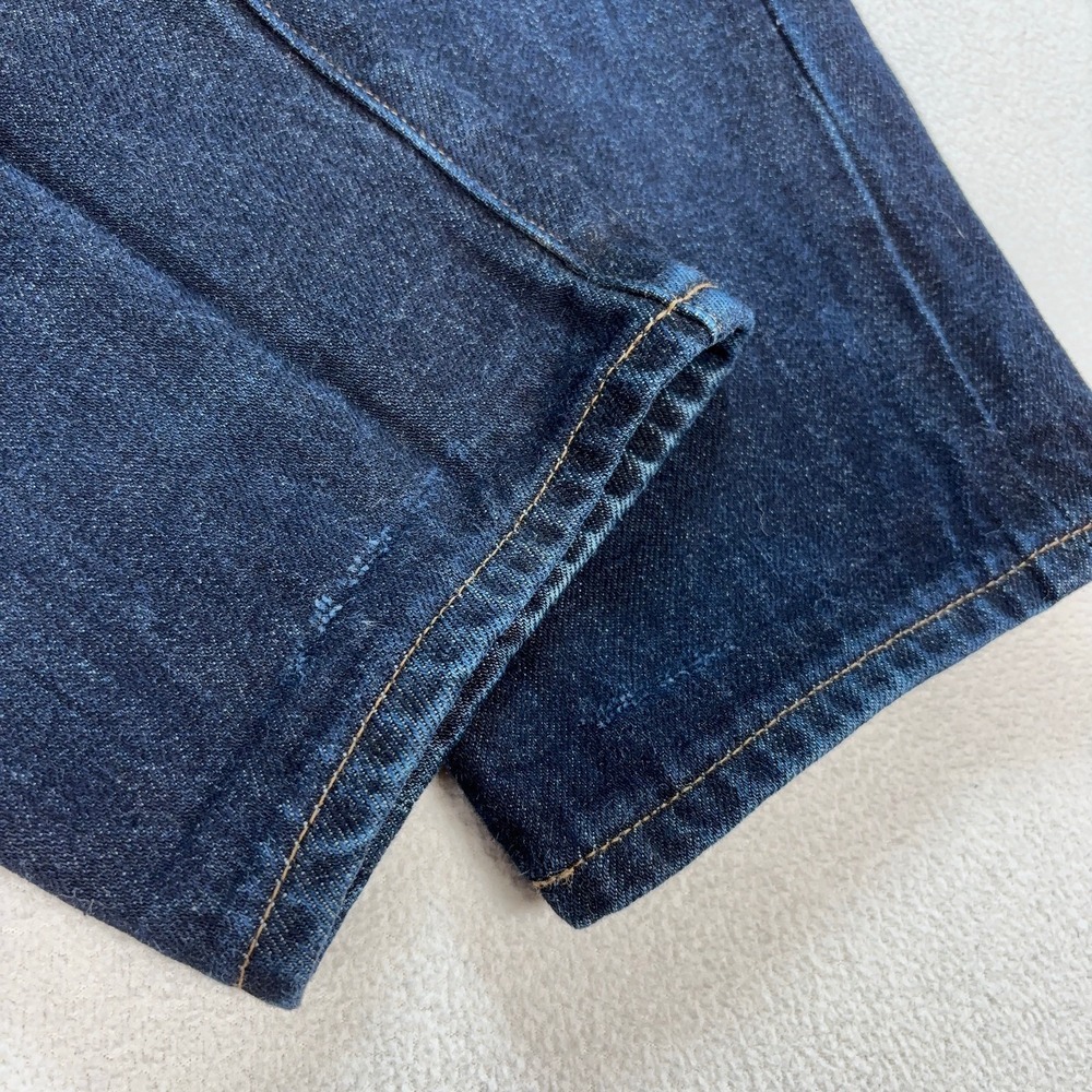 American Eagle Selvedge Jeans Men's 32x33 Blue 100% Cotton Slim Button Fly Denim - Picture 13 of 16